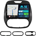 Radio Android 14 para Renault Captur - Pantalla IPS de 9 pulgadas con 4 GB RAM y 64 GB - CarPlay Android Auto DAB WiFi cámara LED y micrófono - Para Captur 2014 a 2019