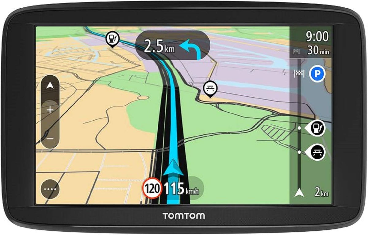 TomTom Start 62 EU - Navegador GPS para coche con pantalla táctil de 6 pulgadas - Mapas de Europa y conexión USB - Batería de 1 hora MicroSD y montaje en salpicadero