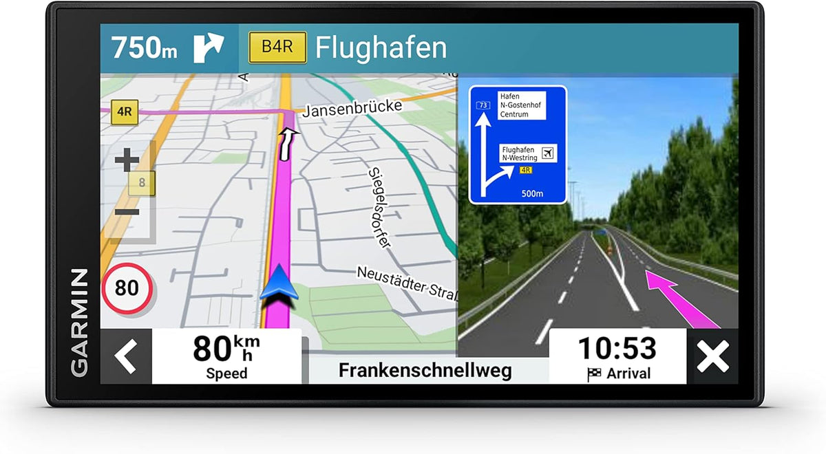 Garmin DriveSmart 66 MT D - Navegador GPS para coche con pantalla táctil de 6 pulgadas - Mapas de Europa y conectividad Bluetooth - Alertas de radar carriles y batería de 1 hora
