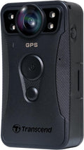 Transcend TS128GDPB40A - Cámara corporal 1440P QHD con memoria de 128 GB - Sensor STARVIS 2 IP68 GPS y visión nocturna - WiFi Bluetooth USB y estabilización electrónica de imagen