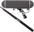 RØDE Blimp NTG Kit - Sistema cortavientos para micrófono con pértiga Boompole - Diseño ligero y conexión XLR - Para grabaciones de cine vídeo exteriores entrevistas y producción de audio