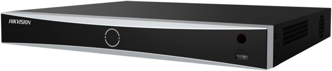 Hikvision AcuSense NVR de 16 canales - Compatible con cámaras IP de hasta 32 MP - Almacenamiento de 2 TB - Grabador de red DS 7616NXI I2 S para videovigilancia