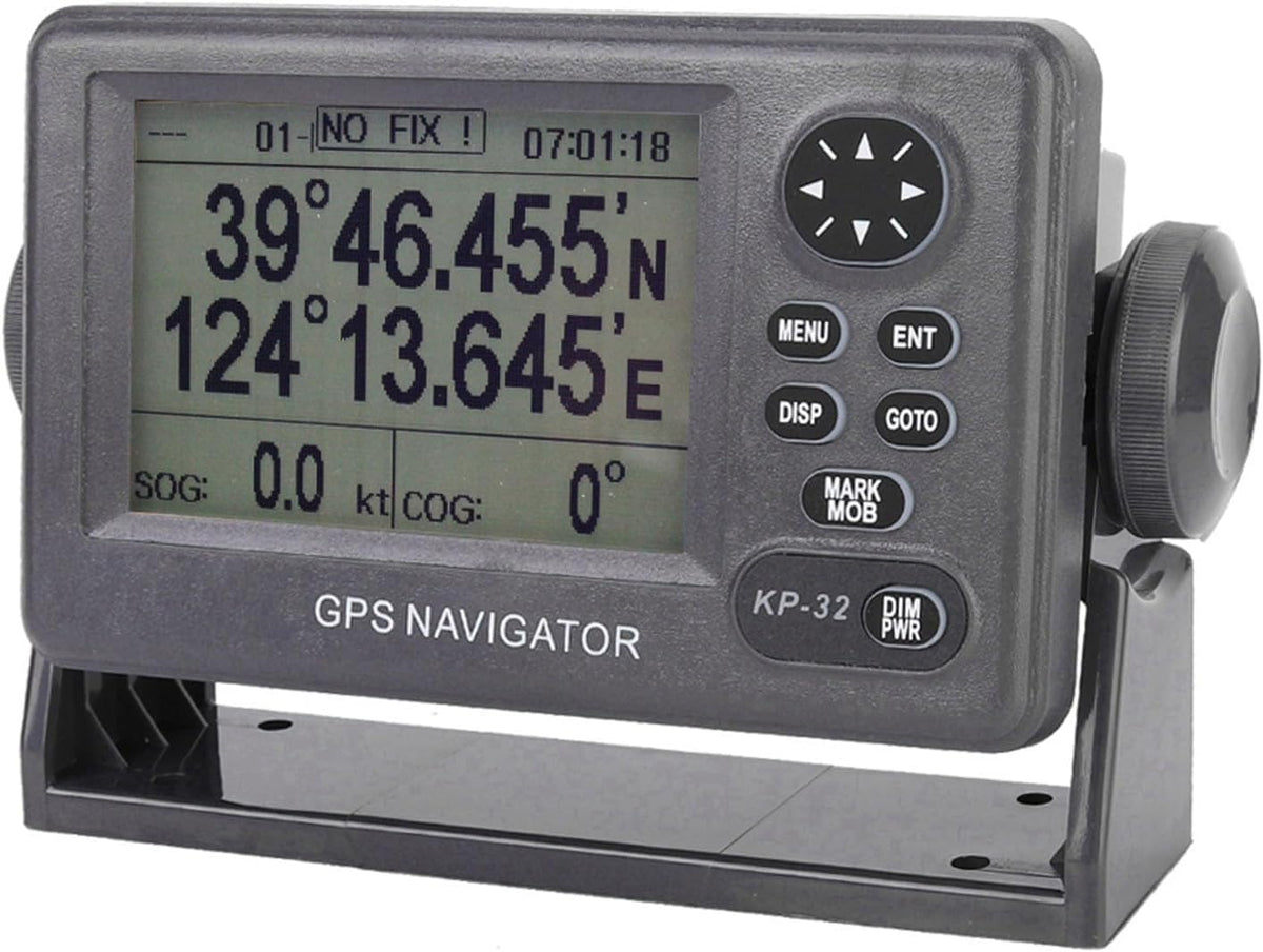 KIMISS ONWA KP 32 navegador marino GPS SBAS - Pantalla LCD de 4,5 pulgadas - Localizador de navegación para embarcaciones - Diseño impermeable para barcos y yates