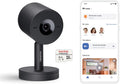 Netatmo Advance NPC B AMZ - Cámara interior inteligente 2K HDR a 30 fps en negro - Reconocimiento facial mediante IA y zoom 16 aumentos - Audio bidireccional WiFi doble banda y visión de 130 grados