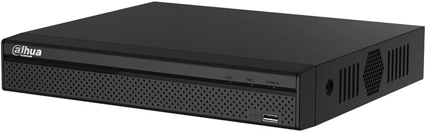 Dahua XVR4116HS X - Videograbador XVR de 16 canales para cámaras de seguridad - Capacidad de almacenamiento hasta 10 TB - BNC 2 puertos USB y acceso desde smartphone tableta y PC
