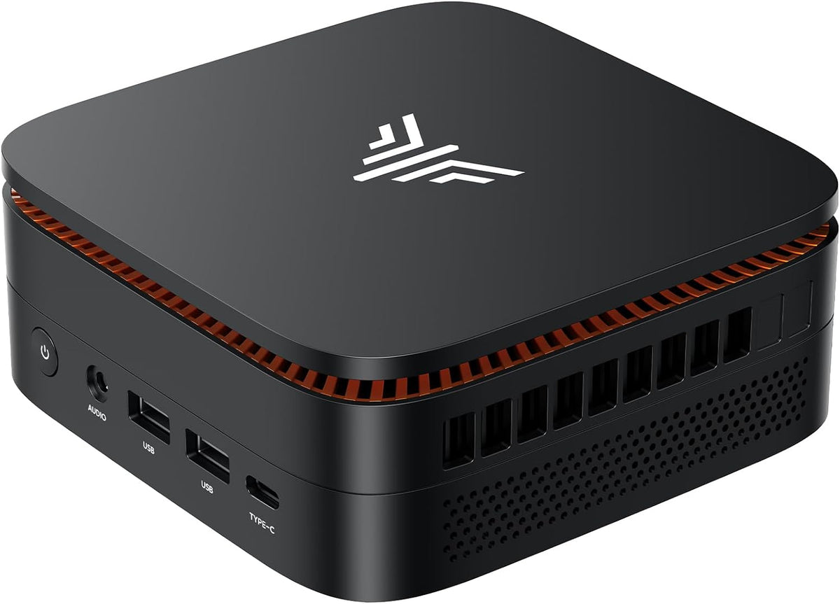 NiPoGi Pinova P1 - Mini PC Ryzen 3 4300U con 16 GB DDR4 y SSD de 512 GB - Triple pantalla 4K a 60 Hz con DP HDMI y USB C - WiFi 5 Bluetooth 4.2 para multimedia