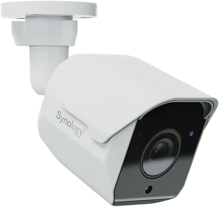 Synology BC500 cámara de seguridad con IA - Vigilancia inteligente para exterior - Visión nocturna y conexión por cable - Control de iris y acceso desde smartphone