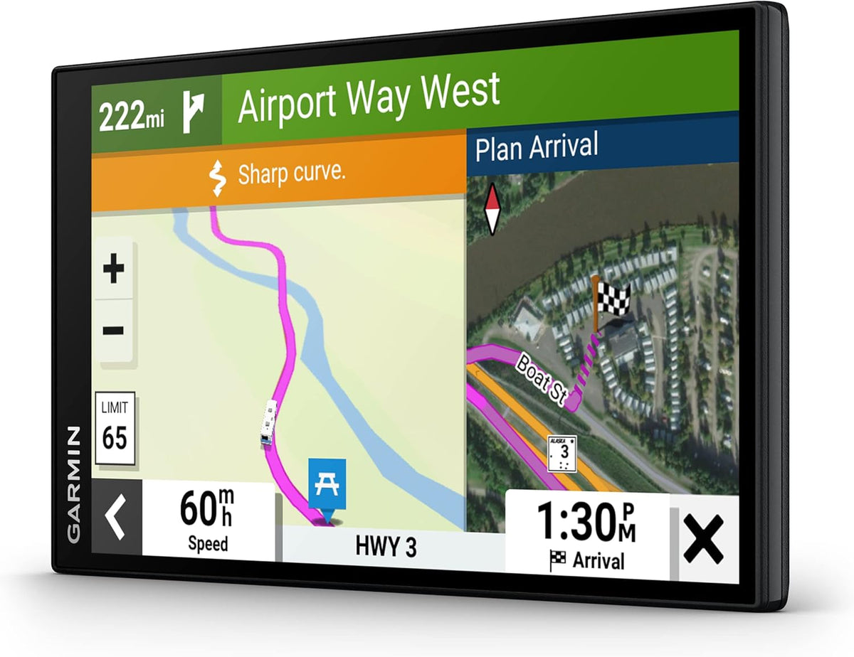 Garmin Camper 795 GPS para caravana - Pantalla brillante de 7 pulgadas - Mapas de Europa con tráfico en tiempo real - Bluetooth WiFi voz y asistencia al conductor