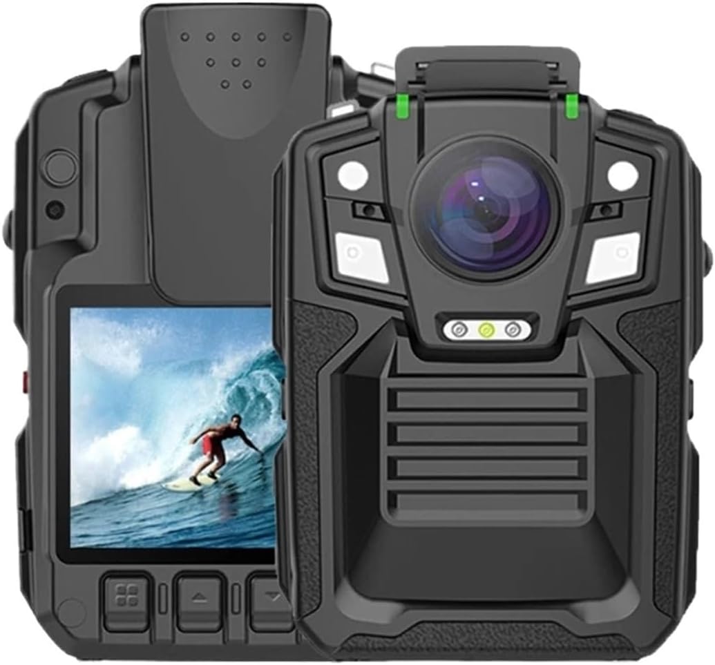 A10 2 cámara corporal con GPS - Bodycam impermeable y monitorización remota - Almacenamiento de 128 GB - Sistema inalámbrico portátil para seguridad profesional