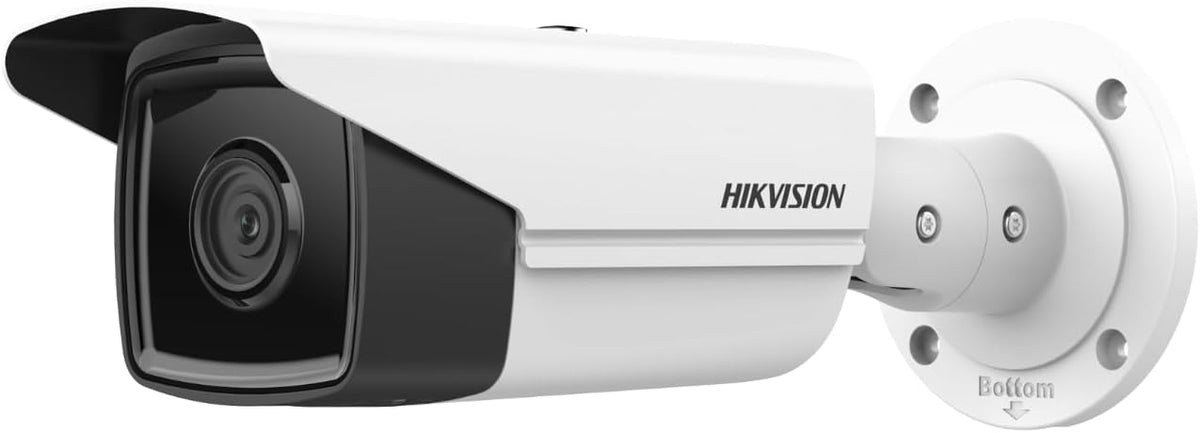 Hikvision DS 2CD2T83G2 4I - Cámara Bullet cableada para videovigilancia - Objetivo fijo de 2,8 mm y consumo de 11 W - Cuerpo de 25,4 x 5,1 x 6,9 cm para instalación con cable