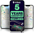 Rastreador GPS con cable para vehículos - Instalación Plug and Play con conectividad celular - Seguimiento mediante aplicación GPS y smartphone - Servicio incluido durante 5 años