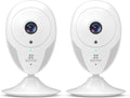 EZVIZ CTQ2C kit de 2 cámaras WiFi - Vídeo Full HD 1080p para interior y bebé - Visión nocturna y detección de movimiento - Audio bidireccional con Alexa e IFTTT