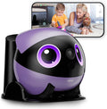 Enabot EBO Air 2 Plus - Robot móvil IA con cámara 3K para hogar y mascotas - Audio bidireccional visión nocturna y batería - WiFi con imagen facial personalizada en Púrpura Nebula
