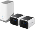 eufy Security SoloCam S220 cámara solar - Vídeo 2K para vigilancia exterior - Pack 2 más 1 con sensor de movimiento - WiFi 2,4 GHz y control mediante aplicación sin cuota mensual