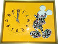 Reloj con cámara WiFi 4K Mickey - Sensor de movimiento integrado - Visión nocturna para uso interior - Montaje en pared y funcionamiento sin pilas incluidas