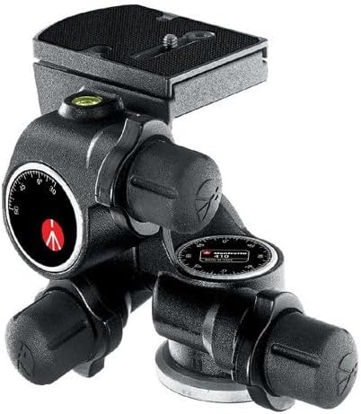 Manfrotto rótula de cremallera Junior - Cabezal de trípode de 3 ejes - Movimiento de alta precisión para cámara - Fotografía creación de contenido y vlogging