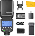 Godox V860III S flash TTL para Sony - Número guía 60 y HSS 1 a 8000 s - Batería Li Ion de 2600 mAh y 480 destellos - Lámpara LED de modelado con 10 niveles y sistema 2,4 GHz