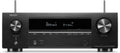 Denon AVR X1700H receptor AV - 7,2 canales y 145 W - 6 puertos HDMI con soporte 8K - Ethernet WiFi y sonido envolvente 5.1.2