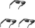 Gafas inteligentes con IA - Cámara micrófono altavoces y asistente de voz - Conectividad Bluetooth para comunicación y contenido - Pack de 3 unidades para viajes y uso profesional