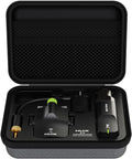 NUX B 6 - Sistema inalámbrico para saxofón de 2,4 GHz - Audio de 24 bits y 44,1 kHz con alcance de 20 m - Micrófono con funda de carga y construcción metálica negra