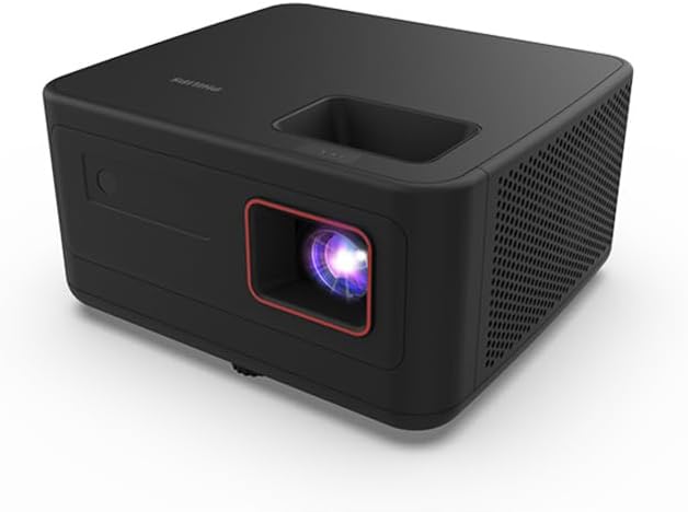 Philips GamePix 900 - Proyector gaming 4K de 1000 lúmenes ANSI - Resolución 3840 x 2160 con 240 Hz y latencia de 6 ms - WiFi 6 HDMI DLP para juegos y cine en casa