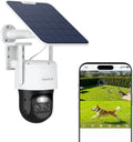 Reolink TrackMix cámara solar 4K WiFi 6 - Doble lente de 8 MP con PTZ de 360 grados - Seguimiento automático y detección inteligente - WiFi 2,4 y 5 GHz con panel solar