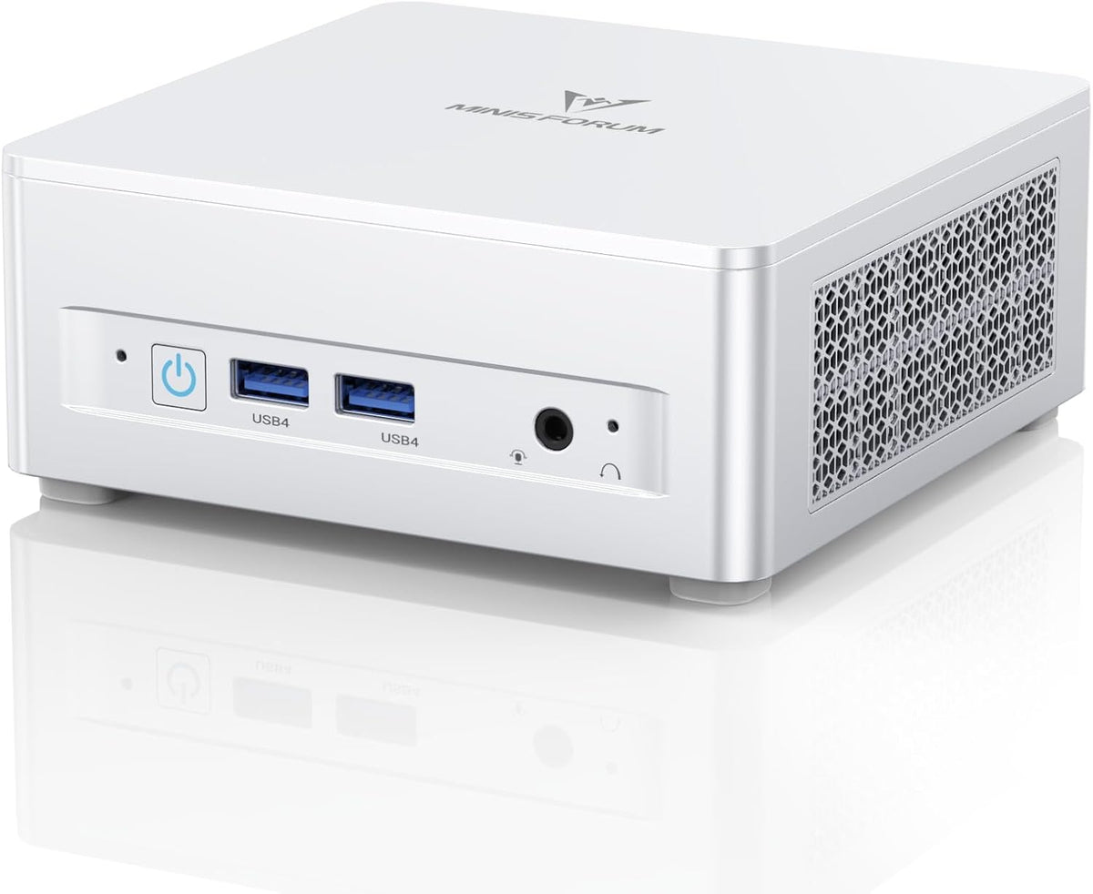 MINISFORUM DeskMini UM750L Mini PC - Ryzen 5 7545U con 32 GB LPDDR5 y SSD de 512 GB - Radeon 740M - WiFi 6E LAN 2,5G HDMI DisplayPort USB4