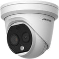 Hikvision DS 2TD1228 3 QA - Cámara térmica y óptica de doble sensor con torreta - Visión nocturna hasta 15 m y alimentación de 12 V - Diseño para vigilancia y detección térmica