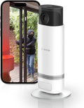 Bosch Smart Home Eyes II - Cámara WiFi inteligente para interiores - Detección de objetos y sirena de alarma integrada - Diseño retráctil con control desde smartphone y compatibilidad Alexa
