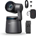 OBSBOT Tail Air NDI cámara PTZ 4K - Seguimiento mediante IA y control por gestos - HDMI USB C PoE y conexión inalámbrica - Streaming para eventos deportes e iglesias