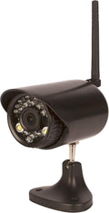 Kerbl SmartCam HD cámara IP de seguridad - Vídeo 1280 x 720 para interior - Diseño Bullet negro con clasificación IP66 - WiFi montaje magnético y control desde Android