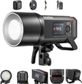 Godox AD600Pro II flash de estudio exterior - Potencia de 600 Ws y HSS 1 a 8000 s - Pantalla TFT y batería Li Ion - TTL inalámbrico 2,4 GHz con montura Bowens