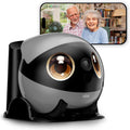Enabot EBO Air 2 Plus robot cámara 3K - Robot móvil IA para hogar y mascotas - Audio bidireccional y visión nocturna - WiFi batería e imagen facial personalizada gris