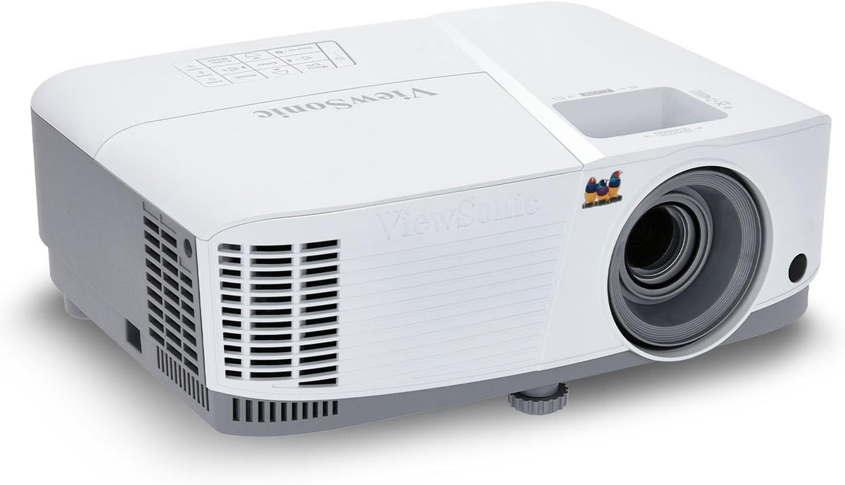 ViewSonic PA504W - Proyector DLP WXGA de 4000 lúmenes ANSI - Contraste 22000 a 1 con imagen de hasta 300 pulgadas - 2 HDMI RJ45 altavoz 10 W y corrección vertical de 40 grados
