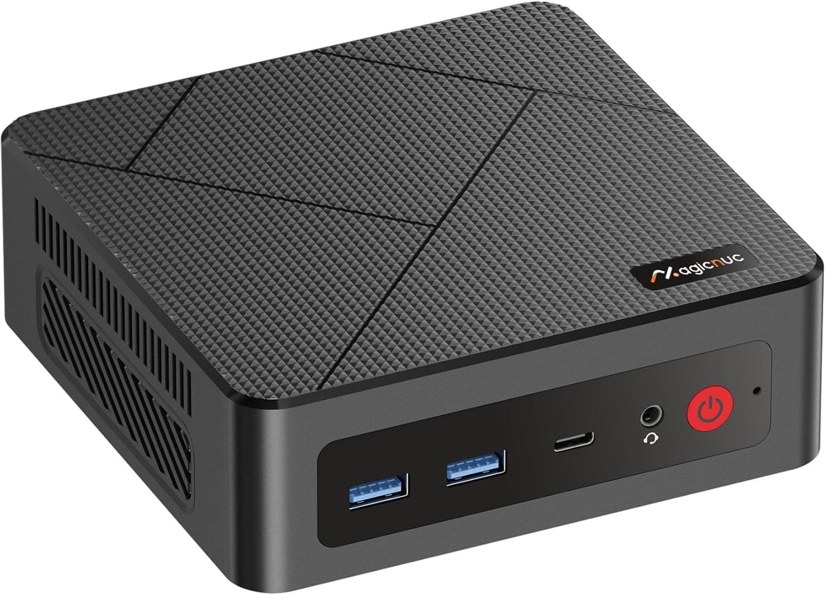 AS1 Mini PC - AMD Ryzen 5 3550H de 4 núcleos y 8 hilos con 16 GB DDR4 - SSD PCIe 3.0 de 512 GB y Radeon Vega 8 - Doble LAN WiFi 5 Bluetooth 5.0 para hogar y oficina