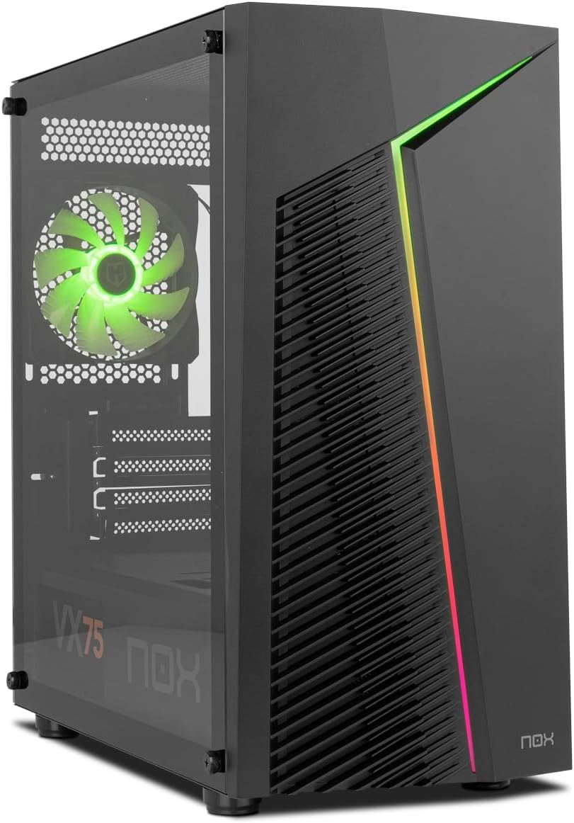 PC Gaming Ryzen 5 4600G - Ordenador sobremesa con 16 GB DDR4 y SSD de 1 TB - Gráficos AMD Radeon Vega 11 y WiFi - Windows 11 Pro para videojuegos y uso diario