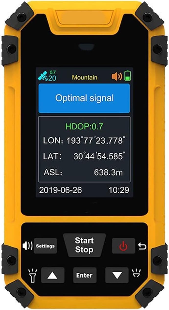 Medidor GPS S5 para terrenos - Pantalla táctil en color de 2,8 pulgadas - Medición topográfica con voz y deduplicación inteligente - USB para terrenos agrícolas