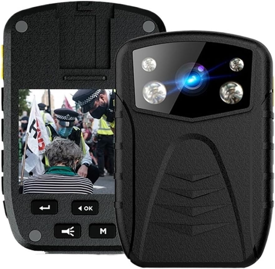 A2 cámara corporal IP67 1296P - Bodycam portátil resistente al agua - Almacenamiento interno de 256 GB - Grabadora digital para seguridad y documentación profesional