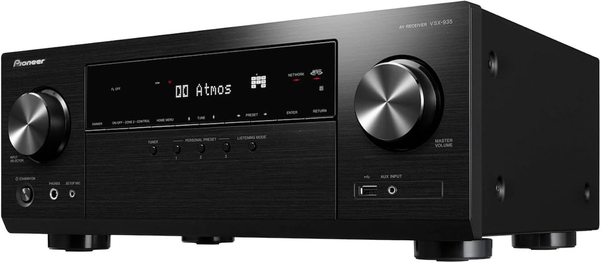 Pioneer VSX 935 receptor AV de red - Sonido envolvente 7,2 canales - HDMI USB y WiFi - Control por voz con Amazon Alexa