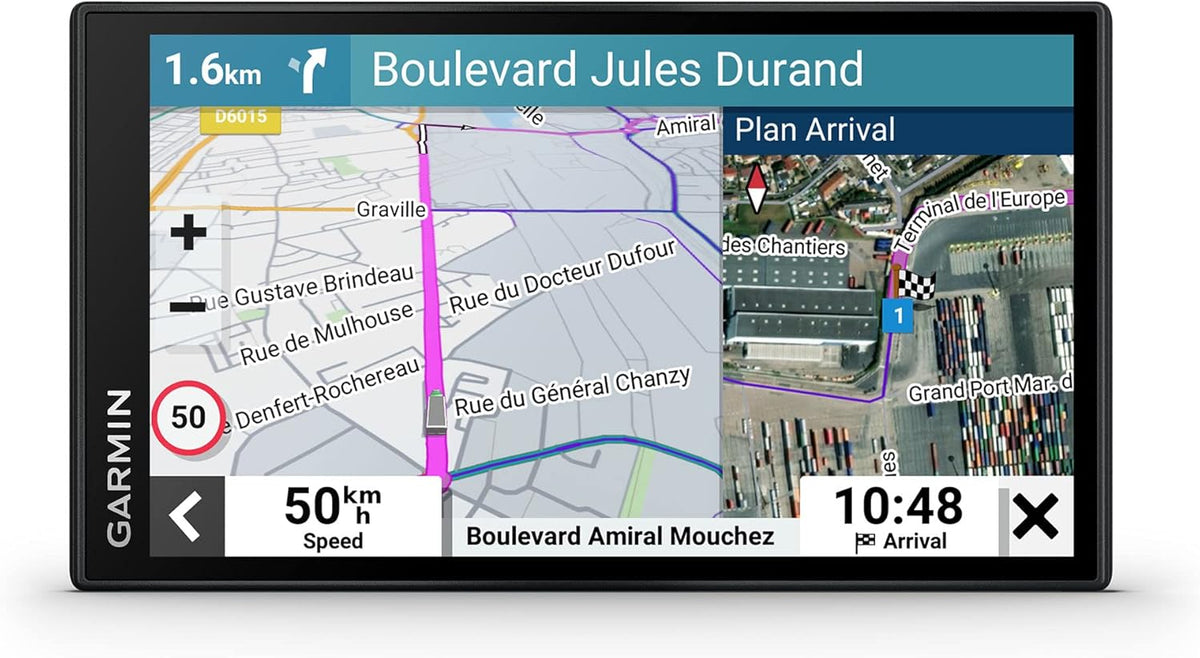 Garmin dezl LGV610 navegador GPS para camión - Pantalla táctil de 6 pulgadas - Mapas de Europa con Bluetooth y WiFi - Alertas de radar e indicación de carriles