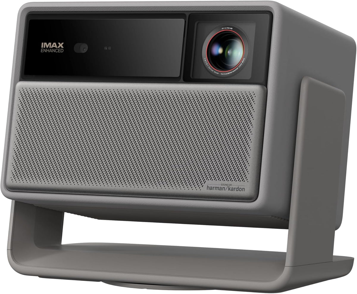 XGIMI Horizon 20 Pro - Proyector láser Triple RGB 4K de 4100 lúmenes ISO - Google TV Netflix Dolby Vision IMAX Enhanced - Zoom óptico Lens Shift y pantalla de hasta 300 pulgadas
