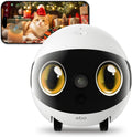 Enabot EBO Air 2S - Robot móvil inteligente con cámara de patrulla 2,5K - Doble pantalla audio bidireccional y visión nocturna - Batería con recarga automática y WiFi para hogar y mascotas