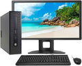 HP EliteDesk 800 G1 reacondicionado - Intel Core i5 4570 con 16 GB RAM - SSD de 240 GB más HDD de 500 GB - Monitor TFT de 23 pulgadas WiFi y periféricos