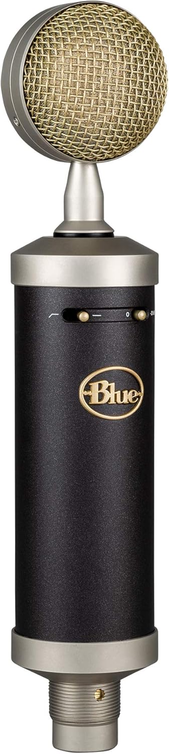 Blue Baby Bottle SL micrófono de condensador - Cápsula cardioide de gran diafragma - Conexión XLR para grabación y streaming - Negro con soporte antivibración y estuche