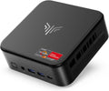 NiPoGi E3B Ryzen 5 - Mini PC con 16 GB DDR4 y SSD 512 GB - Triple pantalla 4K a 60 Hz mediante HDMI USB C y DP - WiFi 6 Bluetooth 5.2 para hogar oficina y empresa