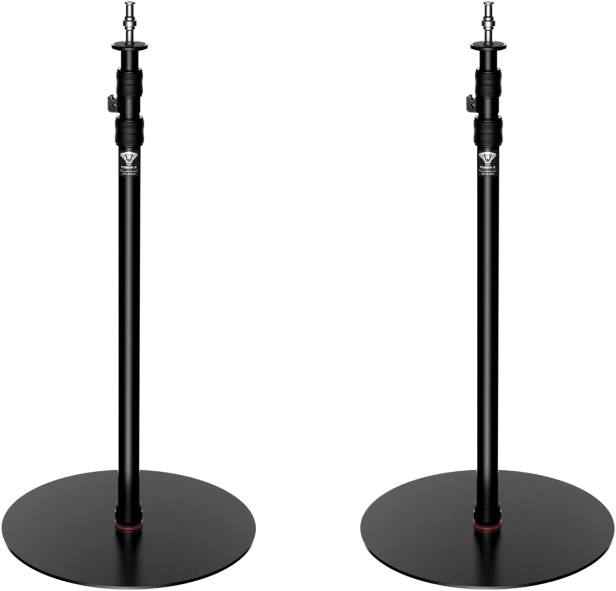 IFOOTAGE Cobra 2 RB A400 - Soporte de suelo de aluminio con base pesada de 40 cm - Altura máxima 201,6 cm y carga de 10 kg - Para cámara videocámara micrófono y luz de estudio