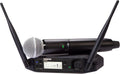 Shure GLXD24 Plus SM58 Z4 - Sistema de micrófono inalámbrico digital con SM58 - Bandas de 2,4 y 5,8 GHz y alcance de 30 m - Batería de hasta 12 h para canto iglesias y karaoke