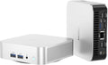 GEEKOM A6 Mini PC Ryzen 7 6800H - 16 GB DDR5 ampliable y SSD de 1 TB - Radeon 680M con chasis metálico compacto - Doble USB4 LAN 2,5Gbps y lector SD