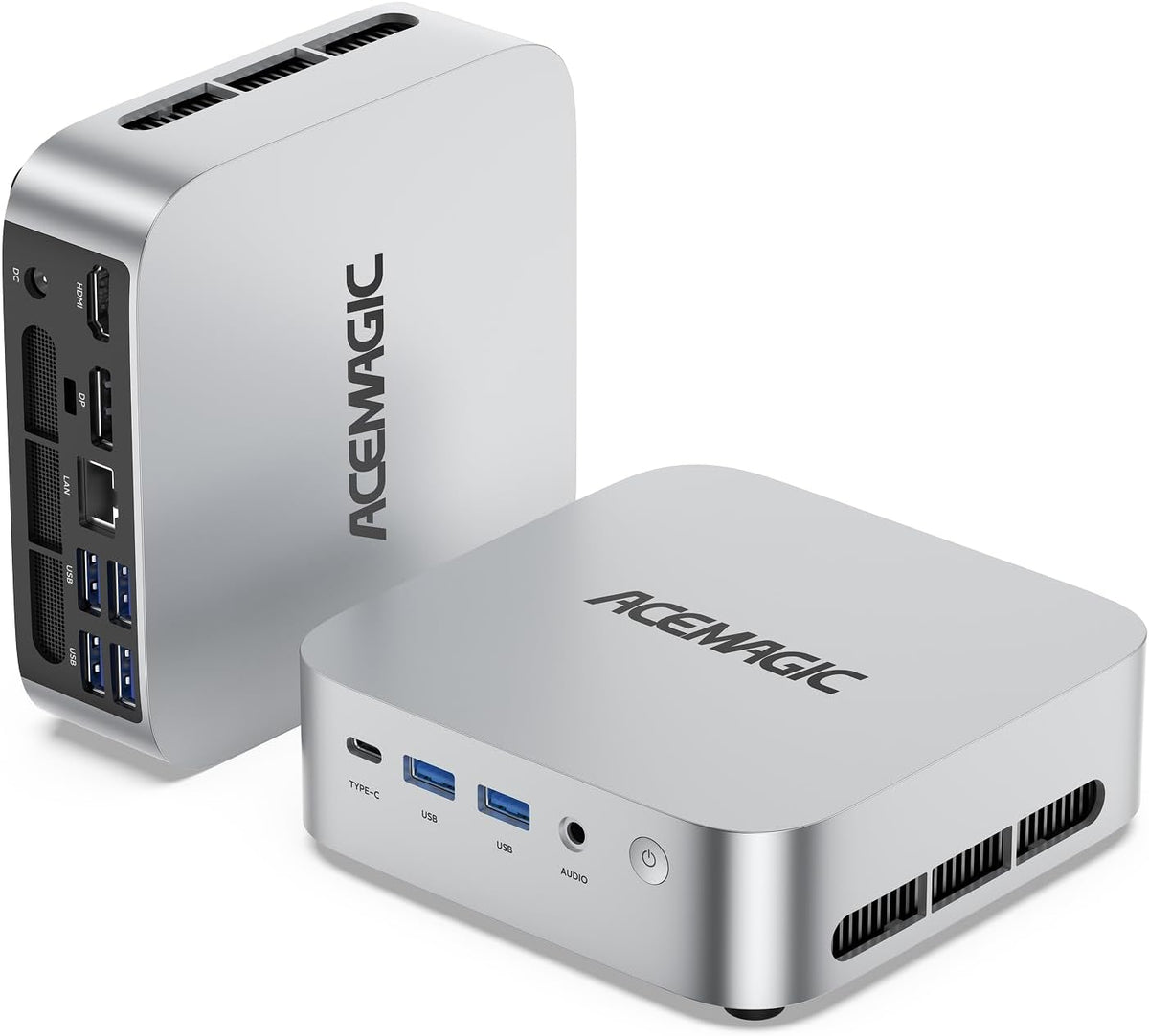 ACEMAGIC Matrix Mini M1 - Mini PC AMD Ryzen 7 6800H con 16 GB DDR5 y SSD 512 GB - Radeon 680M y triple pantalla 4K - WiFi 6 Bluetooth 5.2 y LAN 2,5G