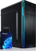 Greed PC Ultra V2 ordenador de sobremesa - Intel Core i7 12700F a 4,8 GHz con 16 GB RAM - SSD de 1 TB más HDD de 1 TB - Windows 11 Pro WiFi DVD RW y USB 3.1